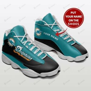 NFL Custom Miami Dolphins Personalized Air Jordan 13 Special Shoes gift for fan