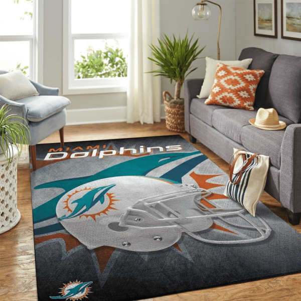 Classic NFL Miami Dolphins Rug for sale