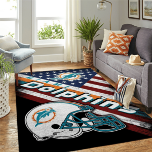 Miami Dolphins Living Room Area Rug Dttrug1702147