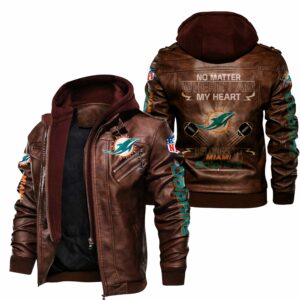 Great Miami Dolphins Leather Jacket Limited Edition Gift