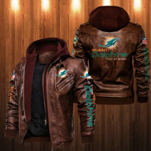 Great Miami Dolphins Leather Jacket For Awesome Fans