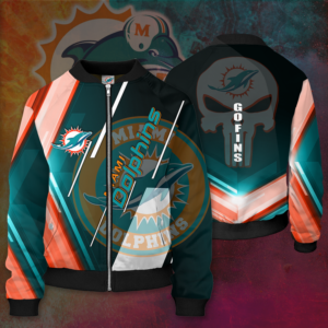 Miami Dolphins Bomber Jacket For Sale