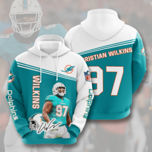 Great Miami Dolphins 3D Printed Hooded Pocket Pullover Hoodie For Big Fans