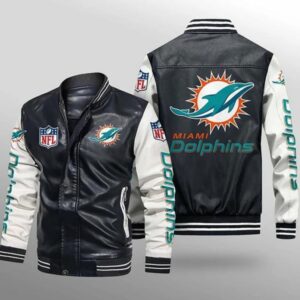 Miami Dolphins Leather Jacket For Awesome Fans
