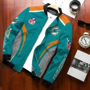 Green Miami Dolphins nike jackets for men