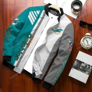 Miami Dolphins Bomber Jacket discount
