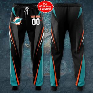 Miami Dolphins Football Sweatpants Custom Your Name