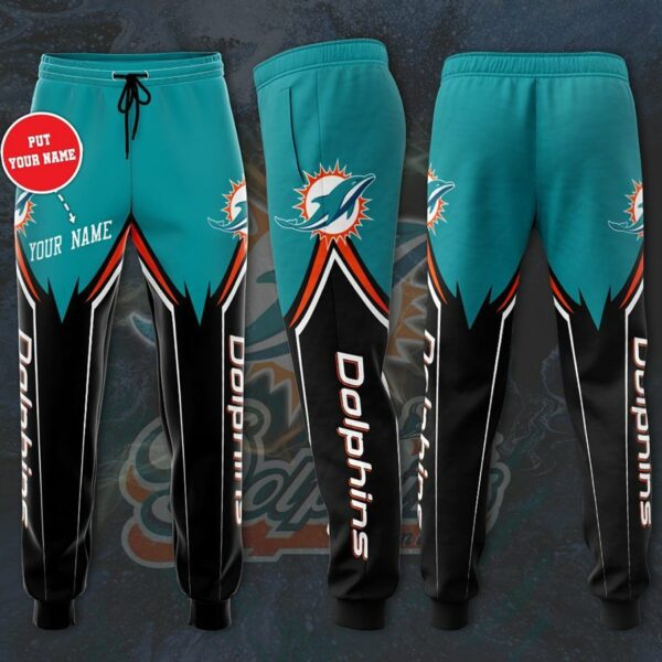Miami Dolphins Football Sweatpants Put Your Name