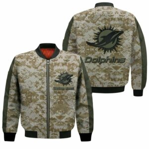 NFL Miami Dolphins Bomber jacket American Camouflage