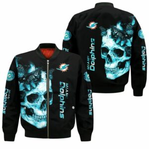 Youth Miami Dolphins throwback jacket All Over Print for men