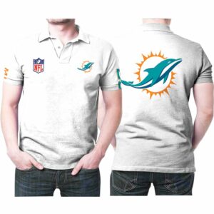 NFL Miami Dolphins Polo Shirt simple graphics hot