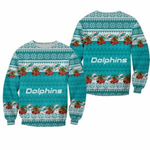 NFL Miami Dolphins Sweatshirt Christmas Limited Edition Unisex