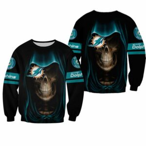 NFL Custom Miami Dolphins Sweatshirt Death Limited Edition All Over Print