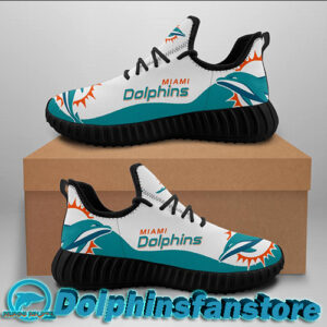 Miami Dolphins womens Shoes Sneaker Reze soles Black