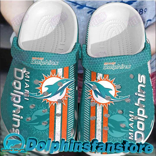 NFL Custom new Miami Dolphins Crocs on sale