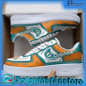 Women’s Miami Dolphins Shoes Air Force Ones gift for fan