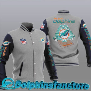 Miami Dolphins Baseball Jacket