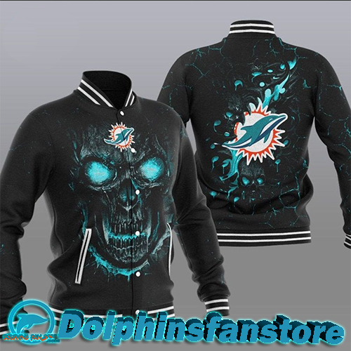 Men's Miami Dolphins baseball jacket for sale