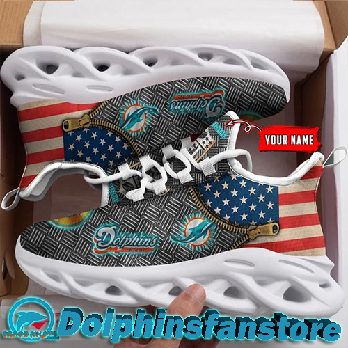 Custom NFL Miami Dolphins USA Shoes new design gift for fan