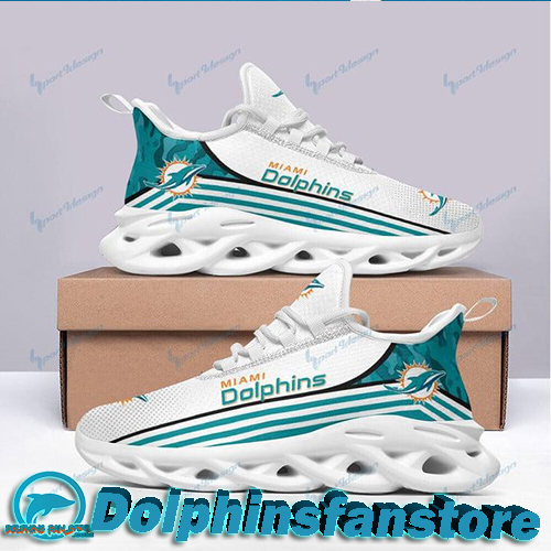 New White Miami Dolphins Shoes for sale