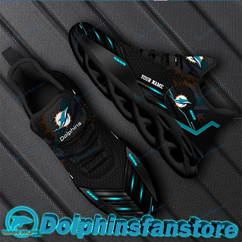 Black Miami Dolphins Shoes on sale